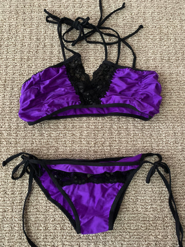 Purple and black set